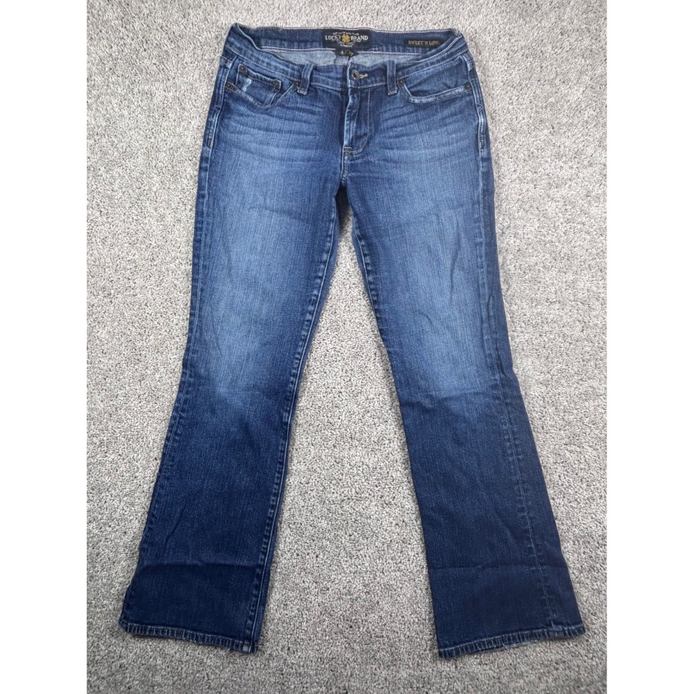 Lucky Brand Sweet N Low Jeans Womens Size 4/27 Blue Denim Bootcut